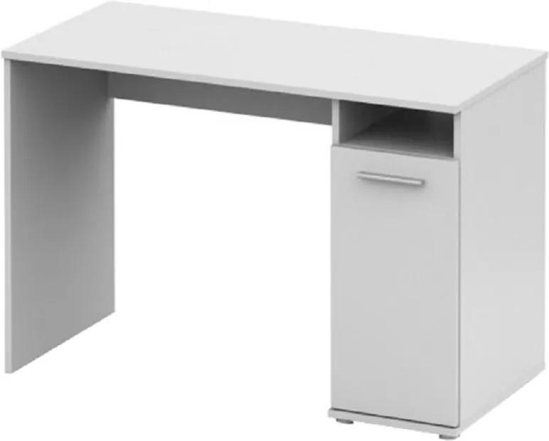 PC stôl, biela, NOKO-SINGA 21