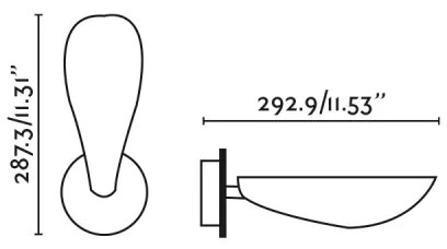FARO 20077 - Nástenná lampa LIGERA 1xG9/6W/230V čierna