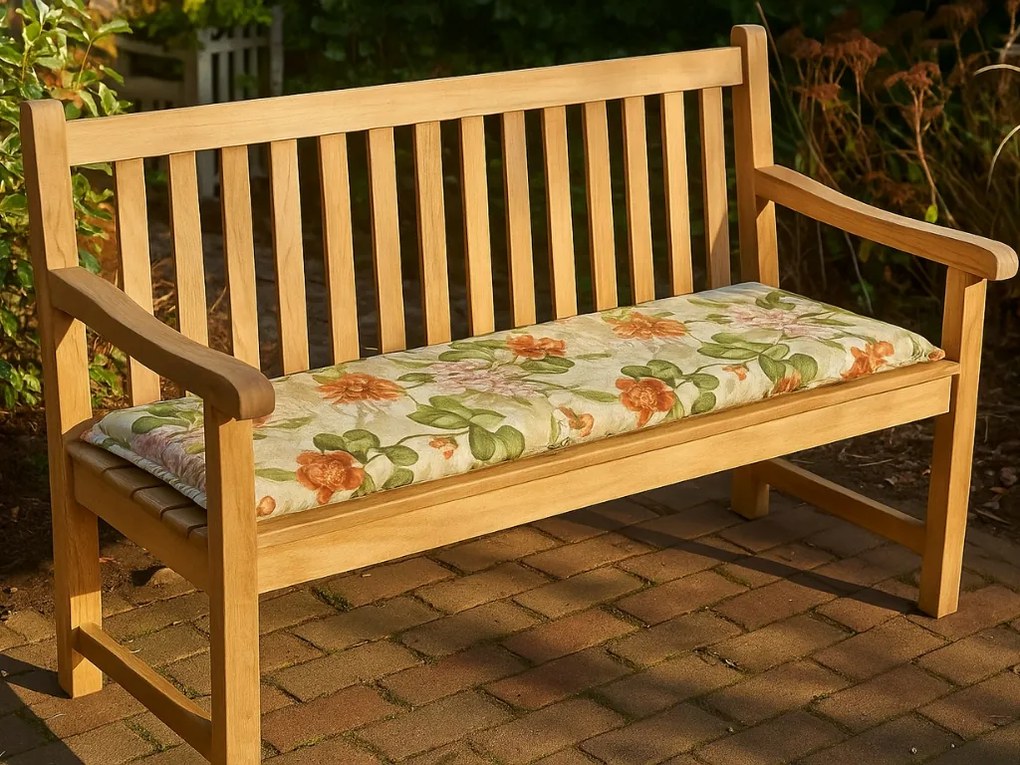 Podsedák na lavicu LUANO 120x48 cm zelený