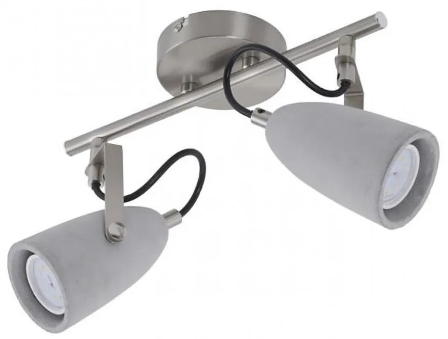 Briloner 2529-022 - LED Bodové svietidlo THIMBLE 2xGU10/5W/230V betón