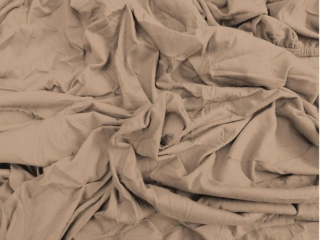 Jersey plachta svetlohnedá 180 x 200 cm