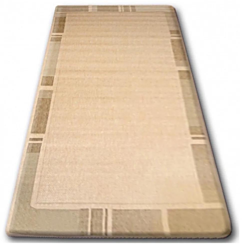 Kusový koberec Uga hnedobéžový, Velikosti 80x150cm
