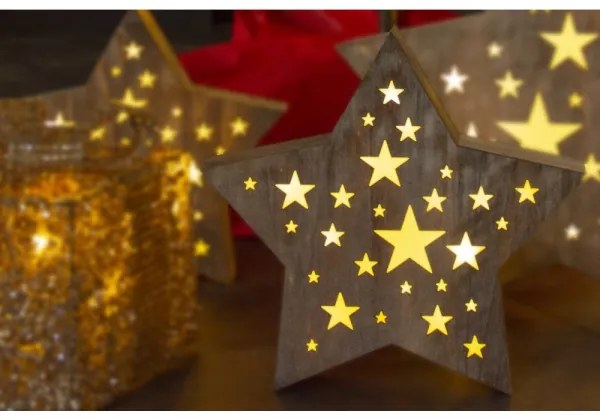 Retlux - LED Vianočná dekorácia LED/2xAAA hviezda