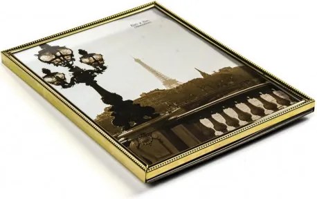 Kovový fotorám 15x20 zlatý