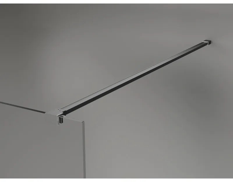 Mexen Lunar sprchová stena ľavá 50 x 200 cm, 8mm číre sklo, grafitová, 830-050-000-95-00-L