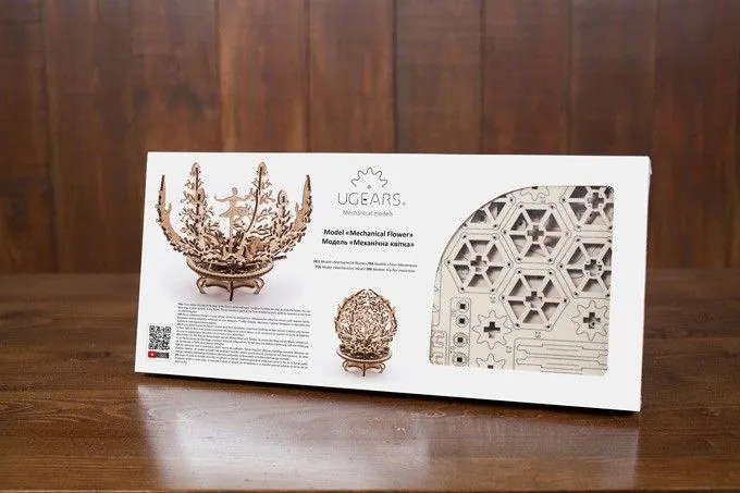 Ugears 3D puzzle Květina 101 ks