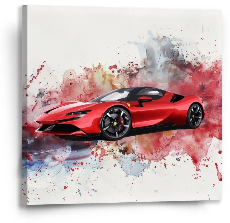 Sablio Obraz Ferrari Paint - 50x50 cm
