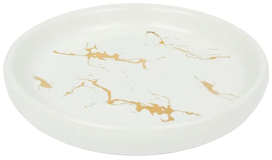 Mydlovnička Gold Line keramika biela/zlatá CST-1777 41