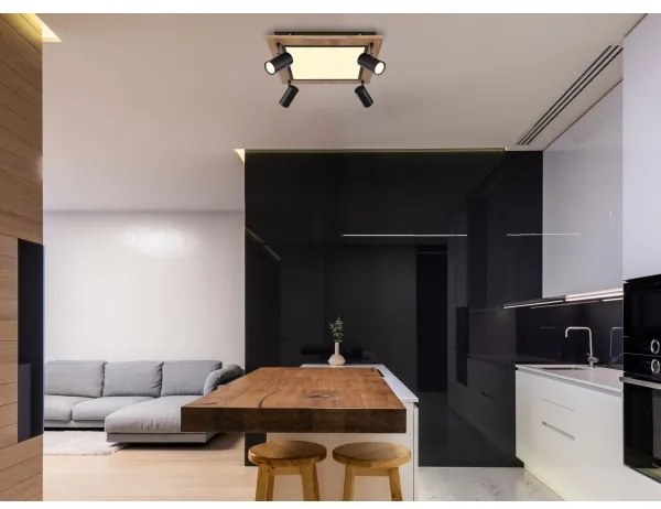 Globo 67306D2 - LED Bodové svietidlo ULLA 4xGU10/5W + LED/24W/230V