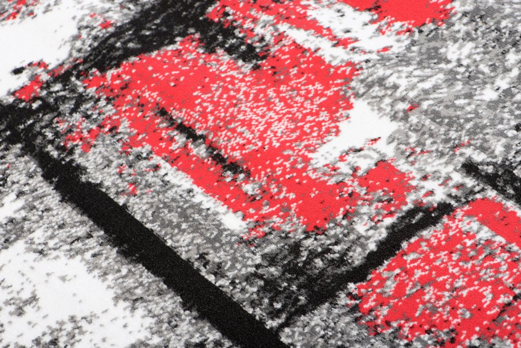 TA Koberec Q541A WHITE MAYA PP ESM Sivý Obdĺžnikový Rozmer: 140x200 cm