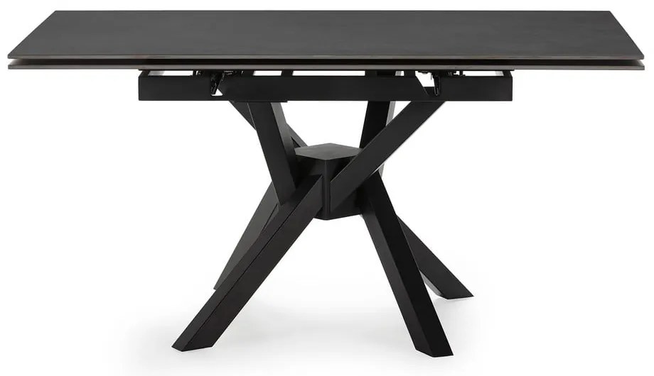 Rozkladací jedálenský stôl s prídavnou doskou s doskou z kameňa 90x150 cm Arlene – Marckeric