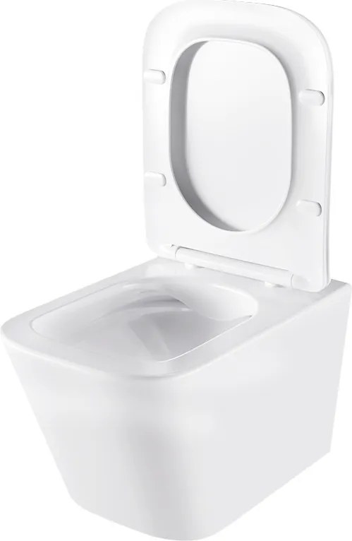 BPS-koupelny Závesná WC misa so SoftClose sedadlom HYD-4190, biela