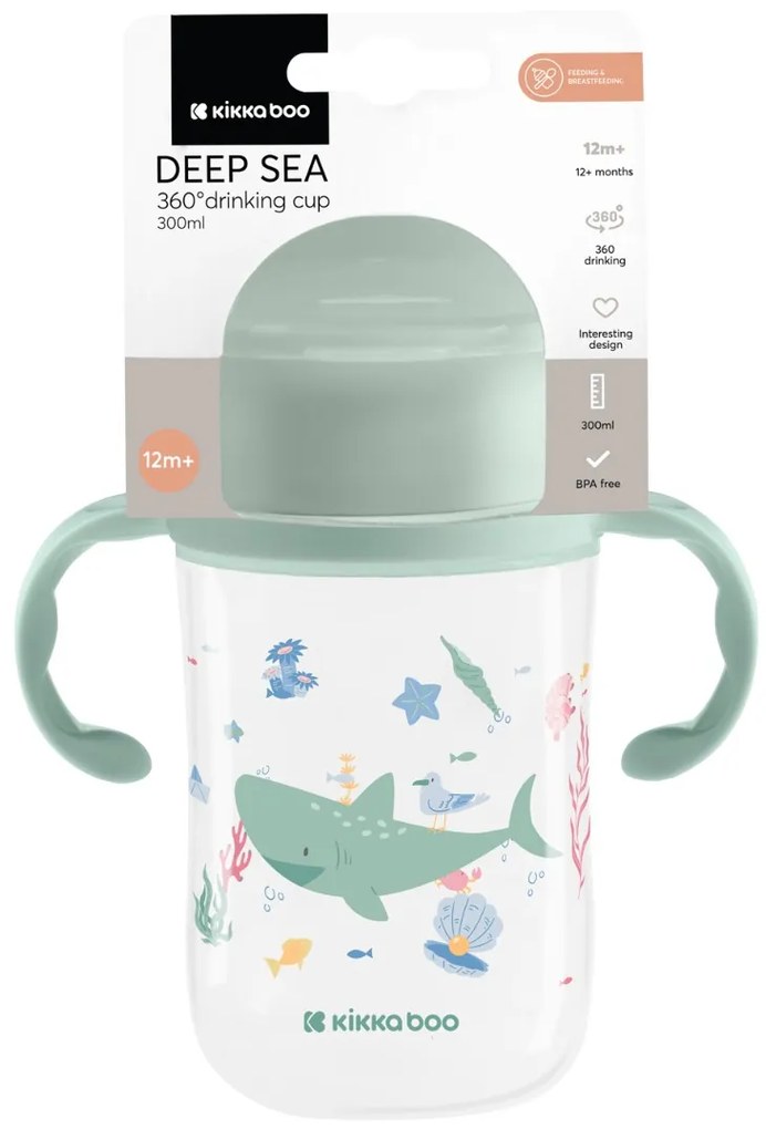 Hrnček trénovací 360 ° 300ml 12m + Deep Sea Mint