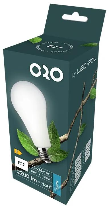 LED žiarovka E27 A70 19W Farba: Studená biela 6500K