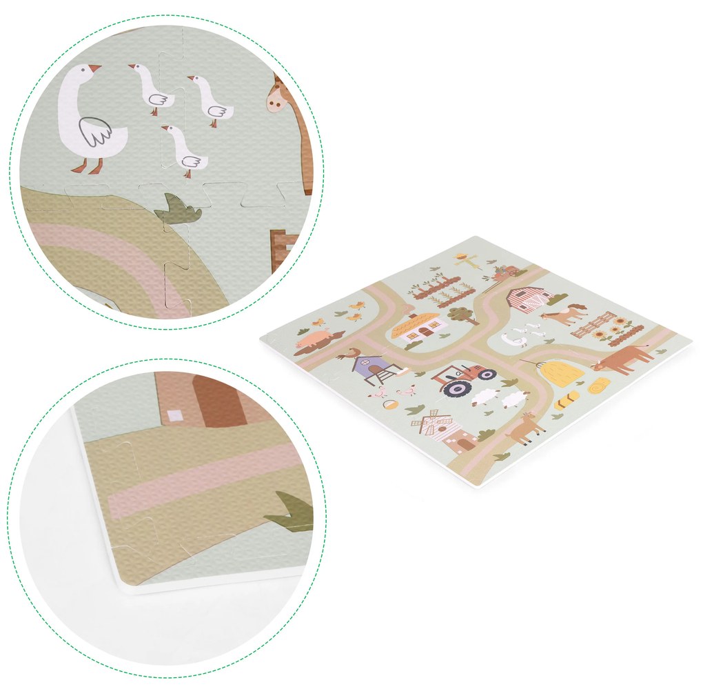 ECOTOYS Podložka z EVA peny FARMA 019