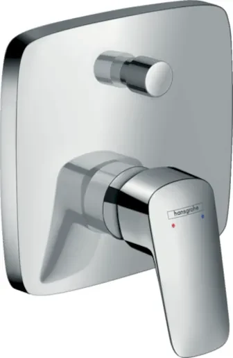 Sprchová a vaňová batéria Hansgrohe Logis bez podomietkového telesa chróm 71407000