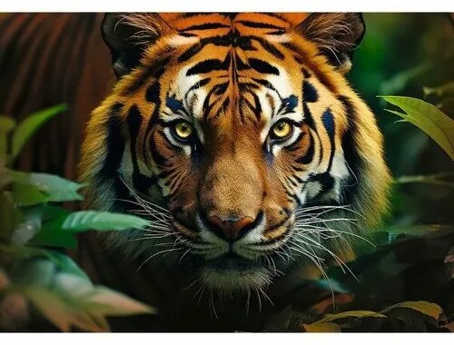 Trefl Puzzle Premium Plus Divoký Tiger, 1000 dielikov