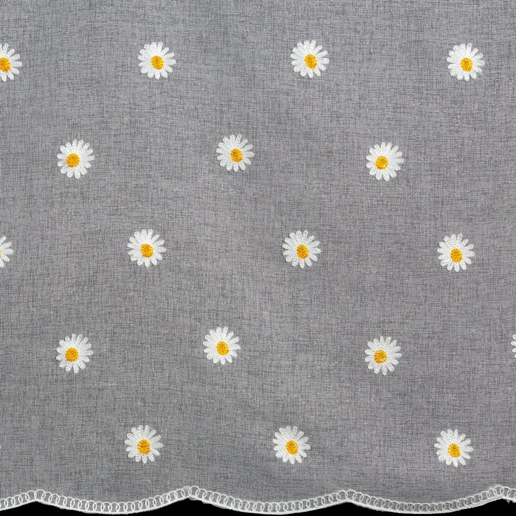 ZÁCLONA NA PÚTKACH BELLIS 350X145 CM KVETY