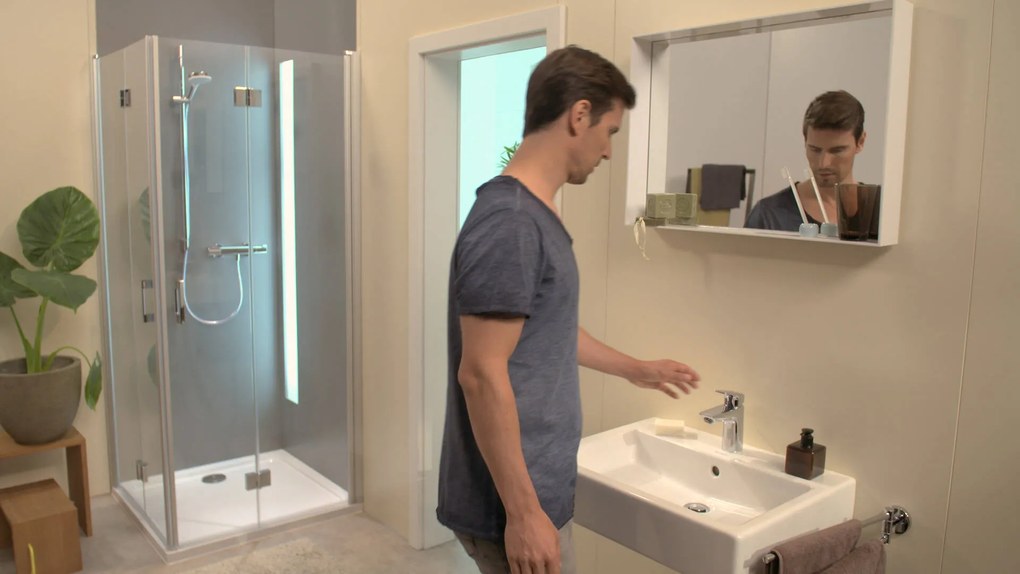 Hansgrohe Logis, páková umývadlová batéria 100, s odtokovou súpravou, chrómová, HAN-71100000