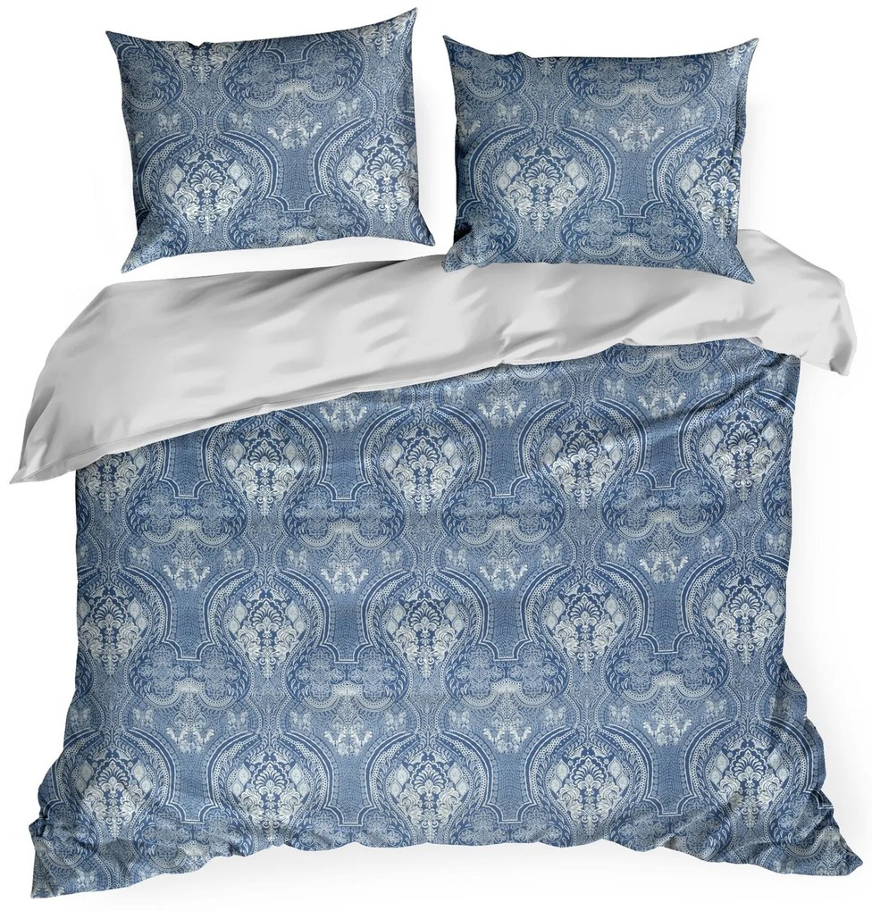 MAKOSATÉNOVÉ OBLIEČKY REINA46 200X220 CM, 2 KS 70X80 CM VZOROVANÉ