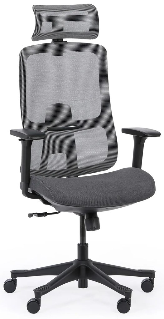 Kancelárska stolička LYNX, sivá