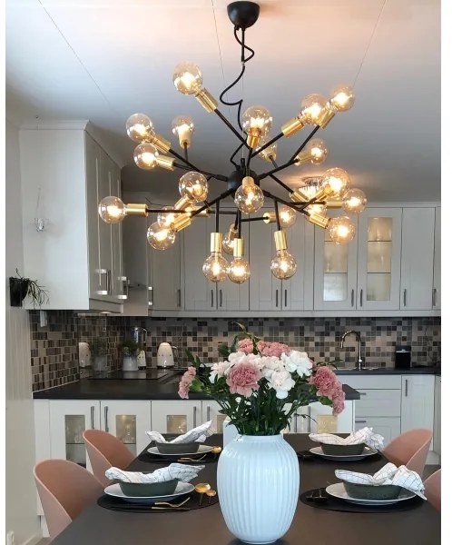 ByRydens 4200460-4002 - Luster na lanku HEROES 24xE27/5W/230V