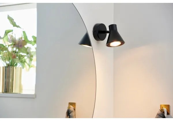 Nordlux - Nástenné svietidlo EIK 1xGU10/35W/230V čierne