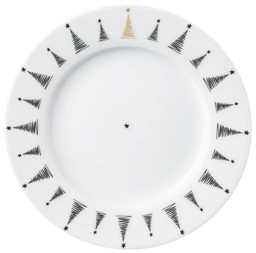 Orion Porcelánový dezertný tanier Stromček, pr. 20 cm