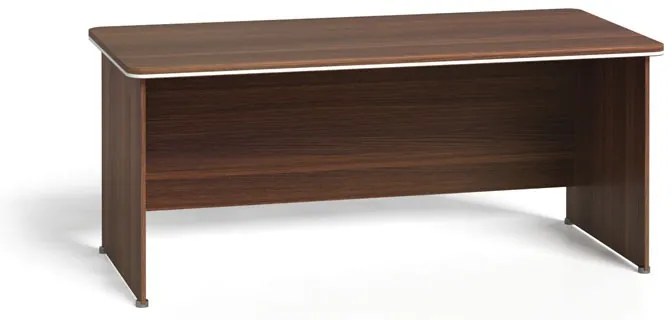 Kancelársky písací stôl ARRISTO LUX, 180x90 cm, orech
