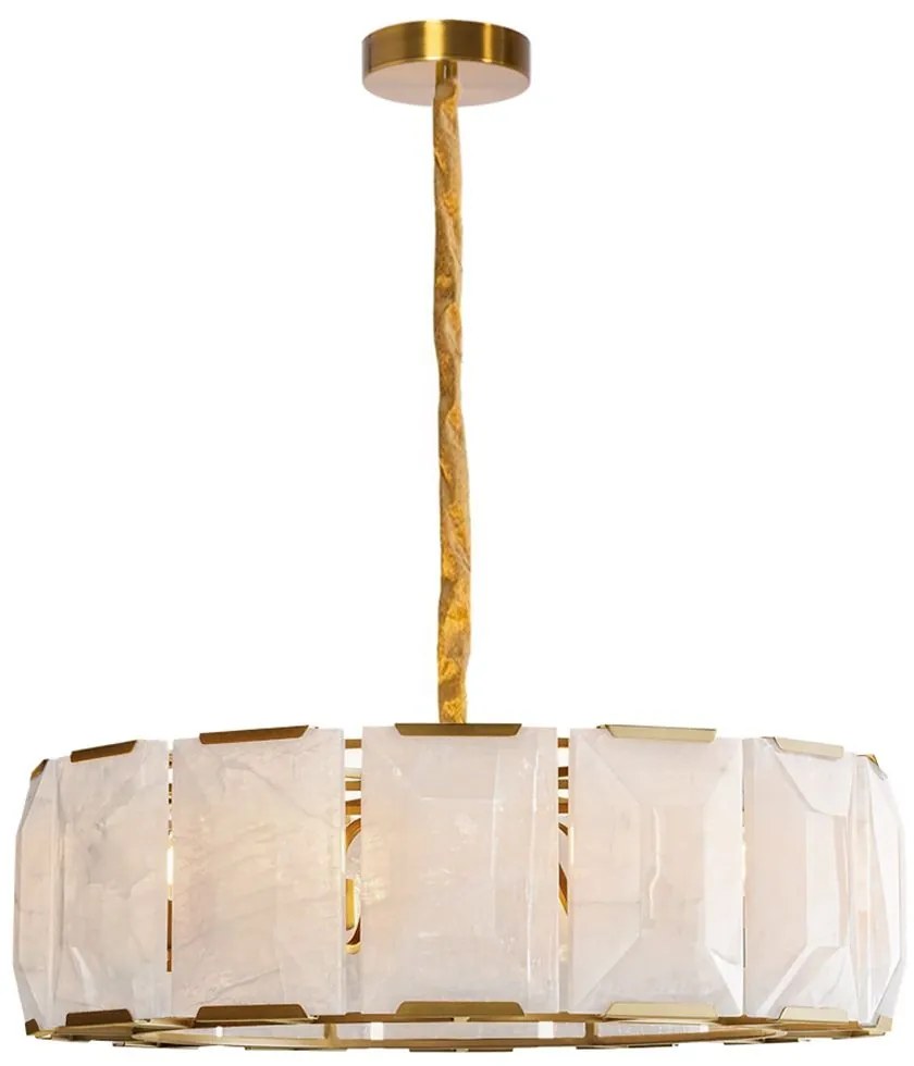 Toolight Toolight, stropné svietidlo 60cm 6xE14, APP1797-8CP, zlatá matná, OSW-04569
