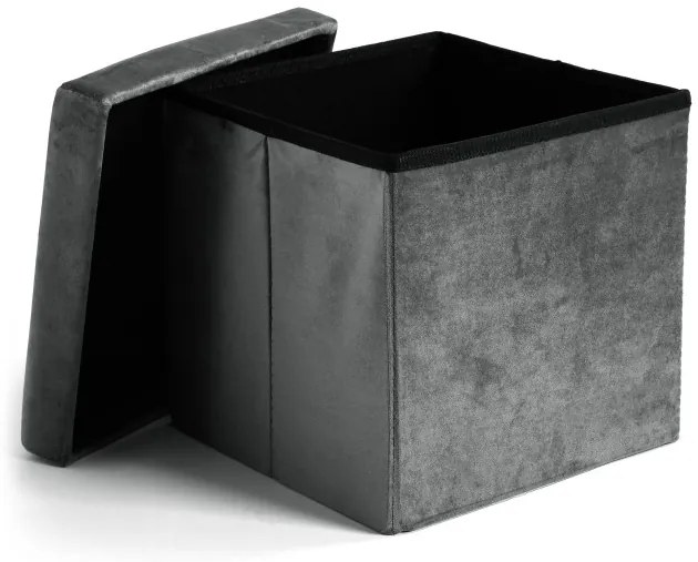 Úložná taburetka DIEGO L grafitová