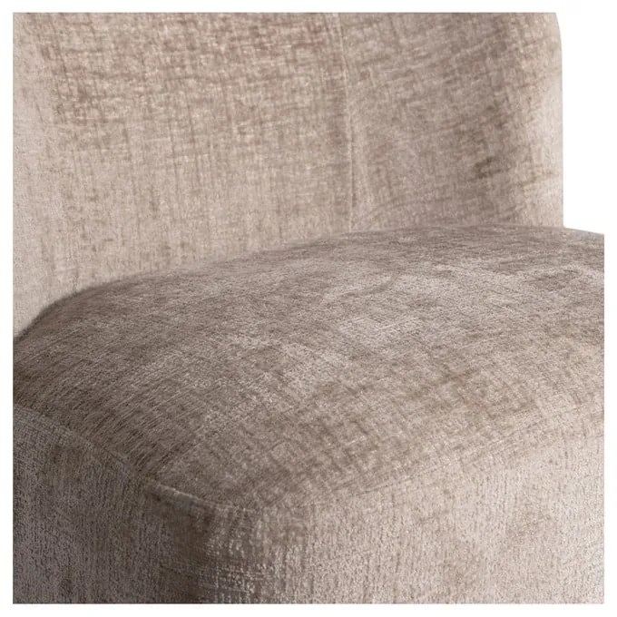 Svetlohnedé zamatové kreslo Atty – WOOOD