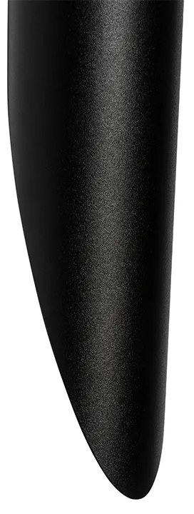 Moderná nástenná lampa čierna - Slam