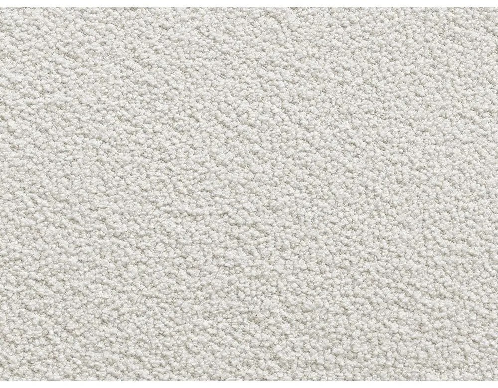 Biela rohová pohovka z textílie buklé (ľavý roh/s leňoškou) Leonore – Bobochic Paris