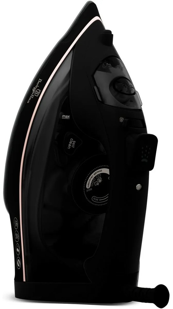 BerlingerHaus Žehlička naparovacia 2200 W Black Rose