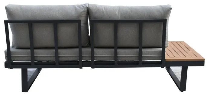 Autronic BONTEC Záhradná zostava, hliník, polywood, sivá, AZS-G1924 GREY Farba: Šedá