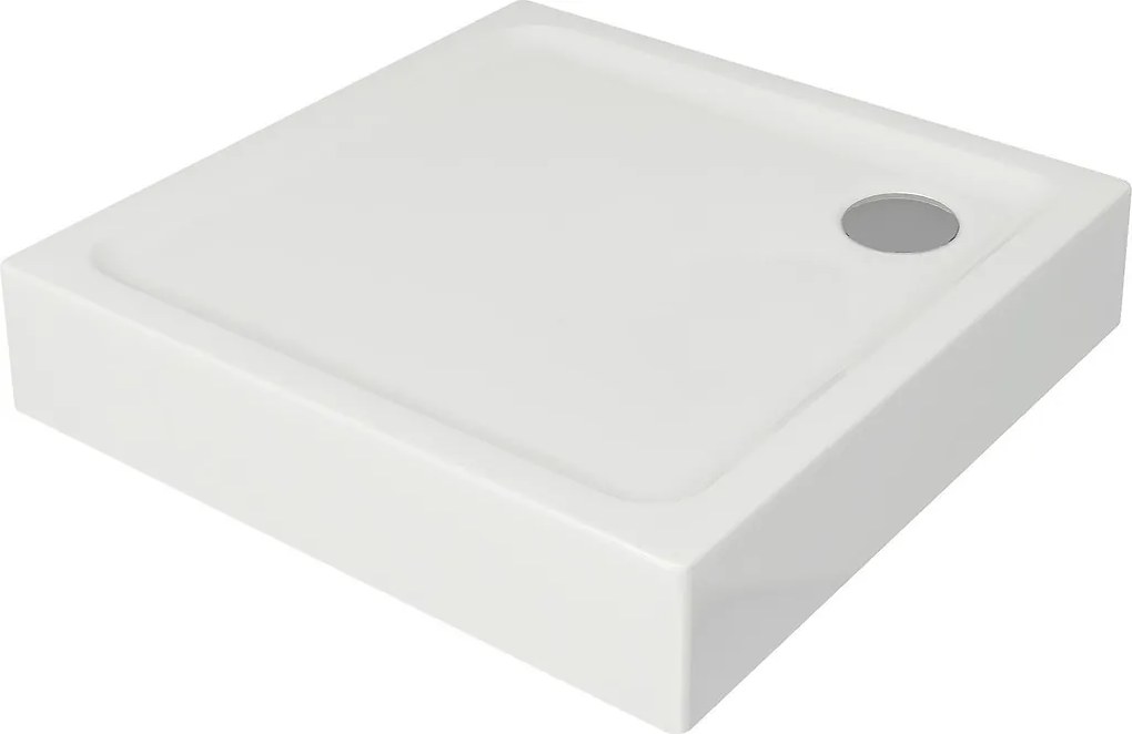 Cersanit TAKO sprchová vanička 80x80x16 cm, biela, S204-011
