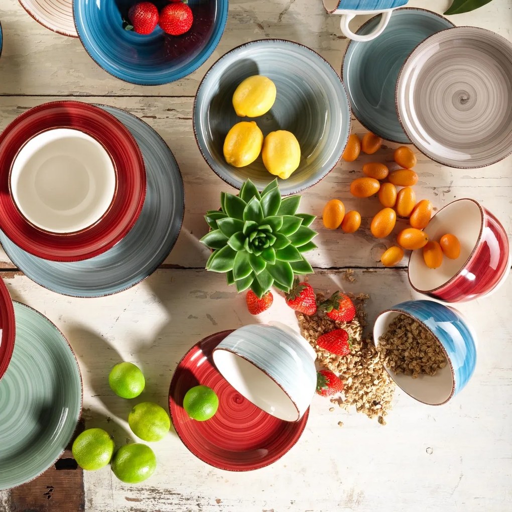 Mäser Súprava 6 misiek Bel Tempo 14 cm, červená