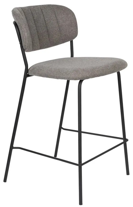 Sivé barové stoličky v súprave 2 ks 89 cm Jolien – White Label