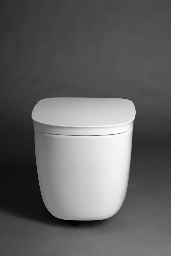 Sapho Sapho, ORGANIC závesná WC misa, Vortex Rimless, 36x52cm, biela, PZ312V