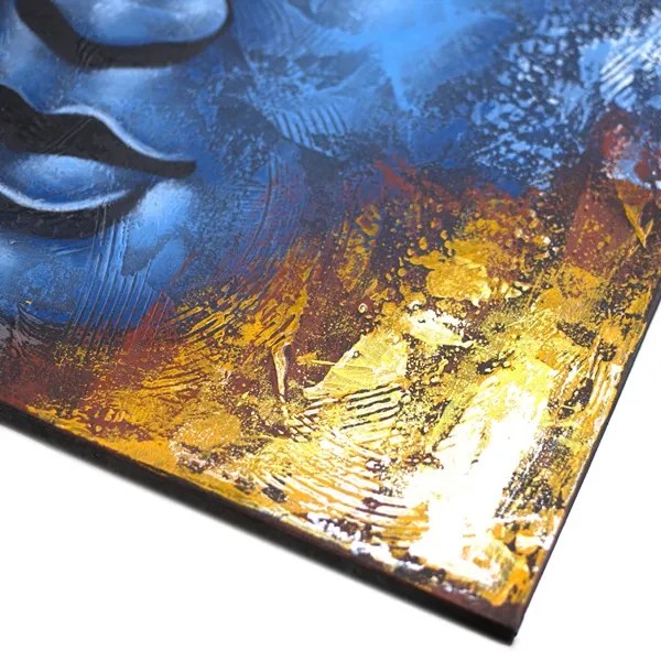 Obraz Budha modrý 80x60cm