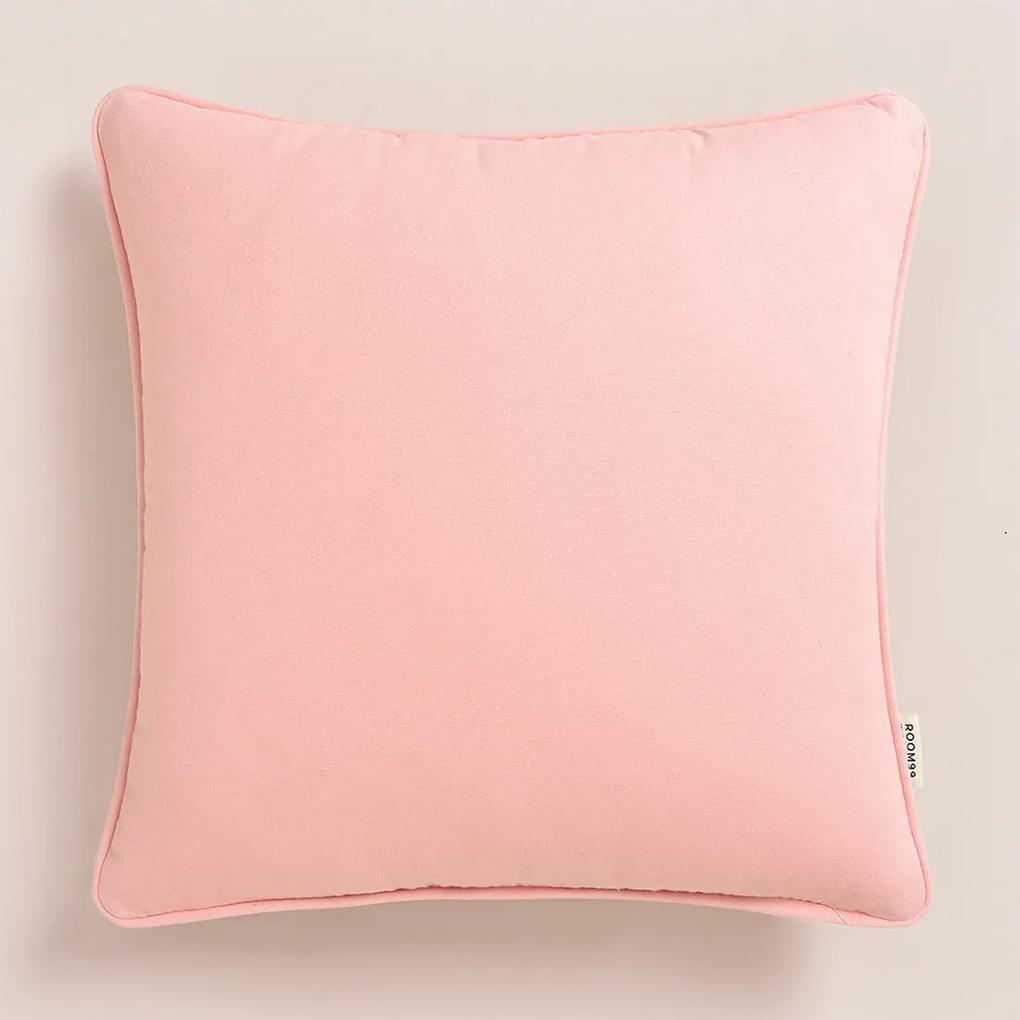 Room99 Dekoračná obliečka na vankúš Pure Bavlna Farba: Ružová, Veľkosť: 40 x 40 cm