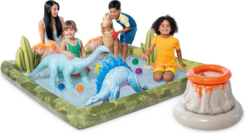 INTEX Hracie centrum 201 × 201 × 36 cm Jurský park