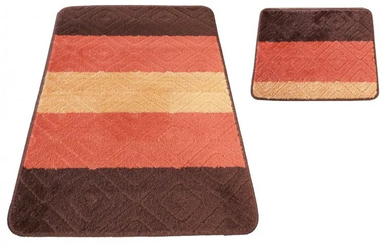 Kúpeľňová predložka dvojdielna protišmyková Šírka: 50 cm | Dĺžka: 80 cm