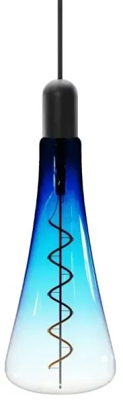 LED Žiarovka FILAMENT SHAPE T110 E27/5W/230V 1800K modrá