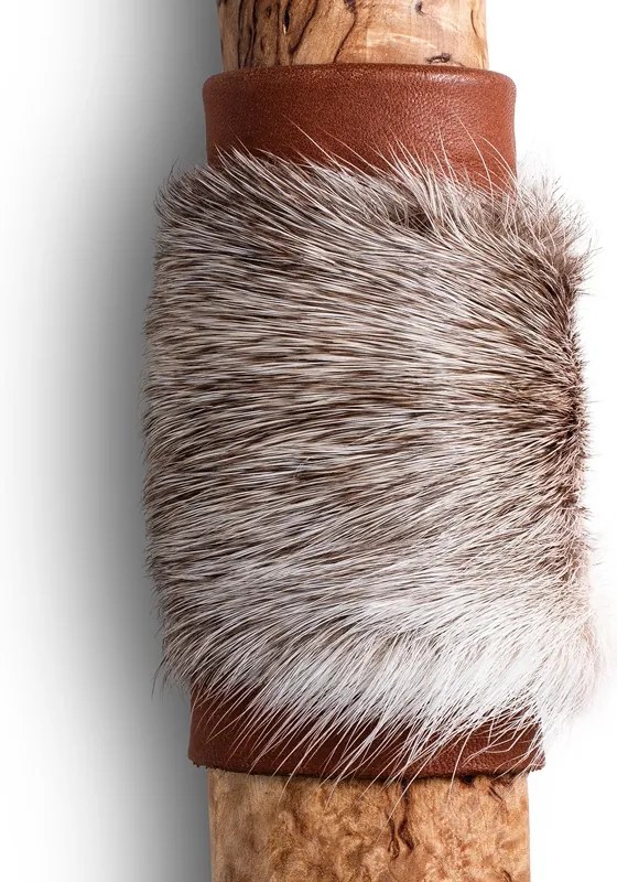 Fínsky nôž Roselli Grandfather 18cm, sobia kožušina / dárkový set
