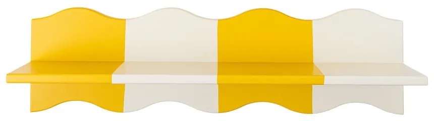 Žltá/biela detská polica 80 cm Bubbi – Bloomingville Mini