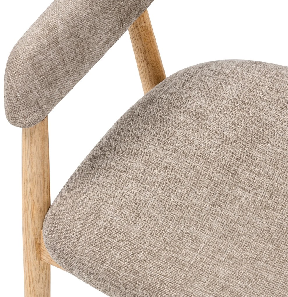 Jídelní křeslo Sorrento béžové/dub