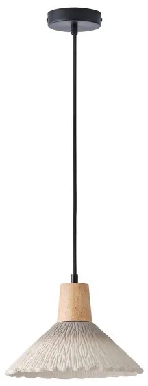 Luster na lanku 1xE27/15W/230V krémová