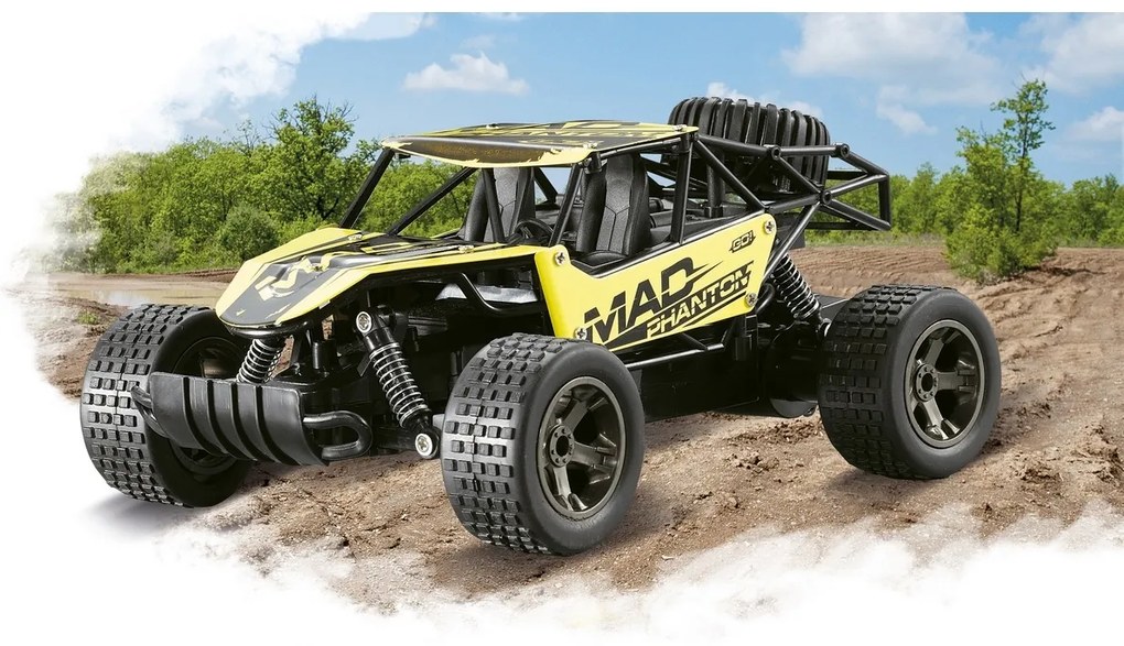 Buddy Toys BRC 20.421 Auto na diaľkové ovládanie RC Bulan, žltá